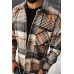 Men's Plaid Pocket Long Sleeve Flannel Shirt