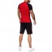 Casual Sports Short Sleeve Set Quick Drying Breathable Fitness Running Sports T  Shirts Sports Shorts Loose Short Men Sport Wear