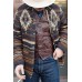 Men's Pattern Leisure Fashion Geometry Print Coat