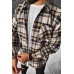 Men's Plaid Pocket Long Sleeve Flannel Shirt